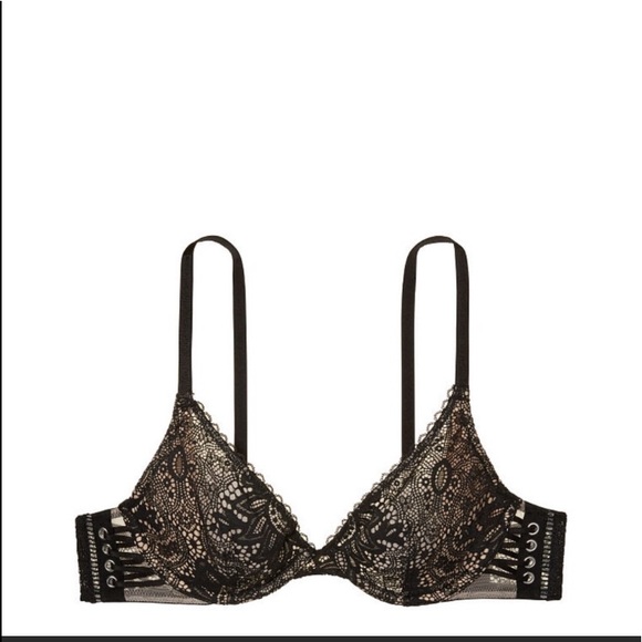 Victoria’s Secret wicked unlined black plunge bra - Picture 4 of 8